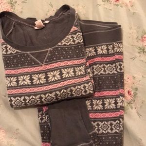 Victoria’s Secret thermal size M pj set
